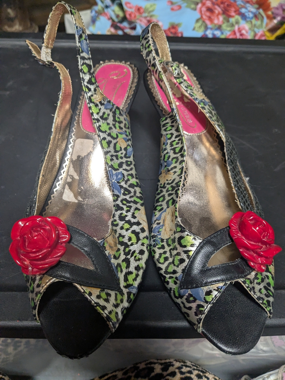 Poetic License Tea Party kitten heels US Women 7m